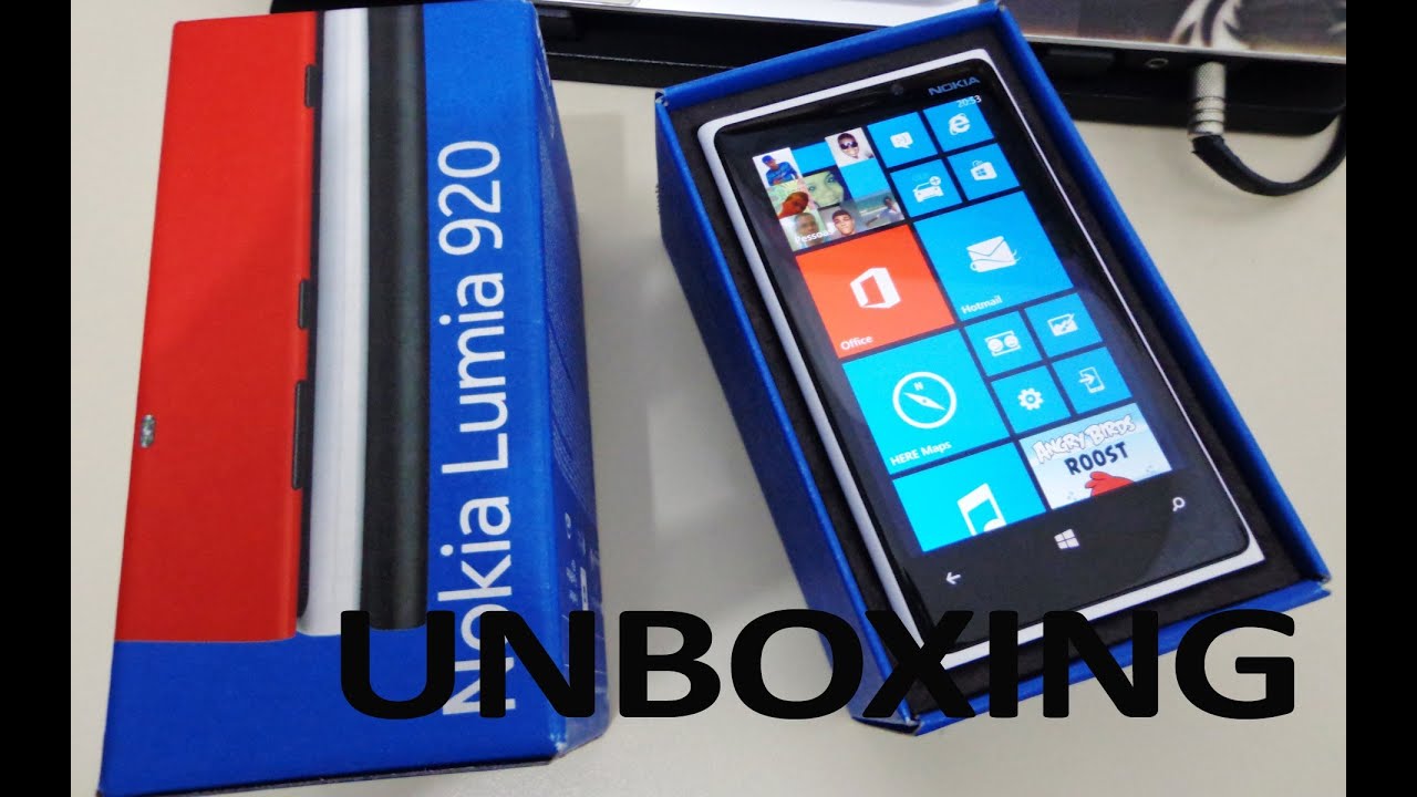 Nokia Lumia 920 Unboxing Português!