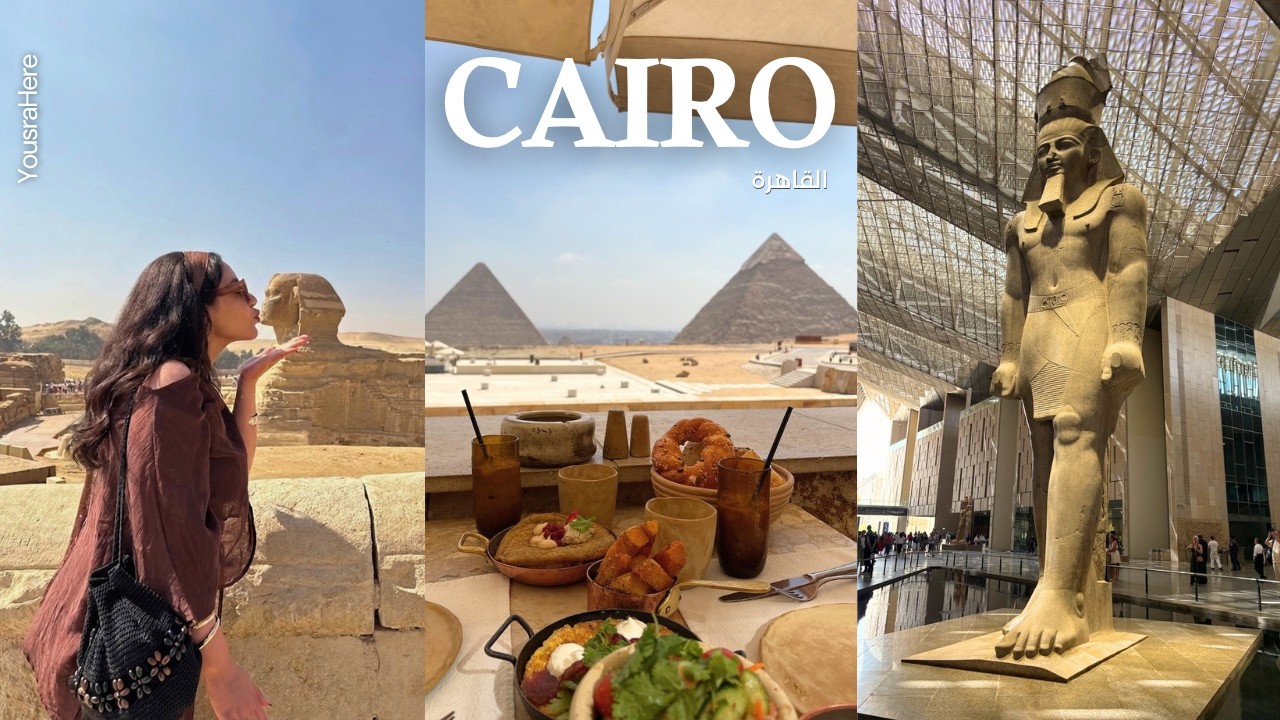 3 Days in Cairo: pyramids, museum, zamalek & souqs | Egypt Travel Vlog 🇪🇬