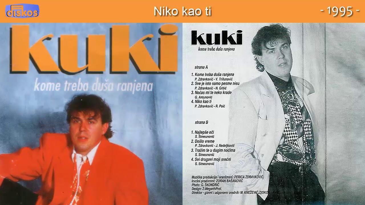 Ivan Kukolj Kuki - Kome trema dusa ranjena - (Audio 1995) - CEO ALBUM