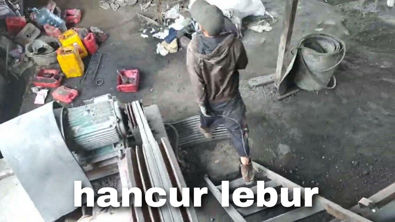 test mesin penghancur batu - jaw crusher PE 250 X 400 SHANBAO