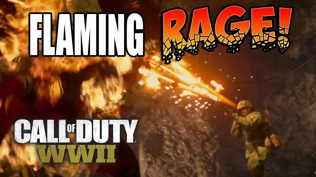 MOST ANGRY COD PLAYER EVER! COD WW2 Online Rage!