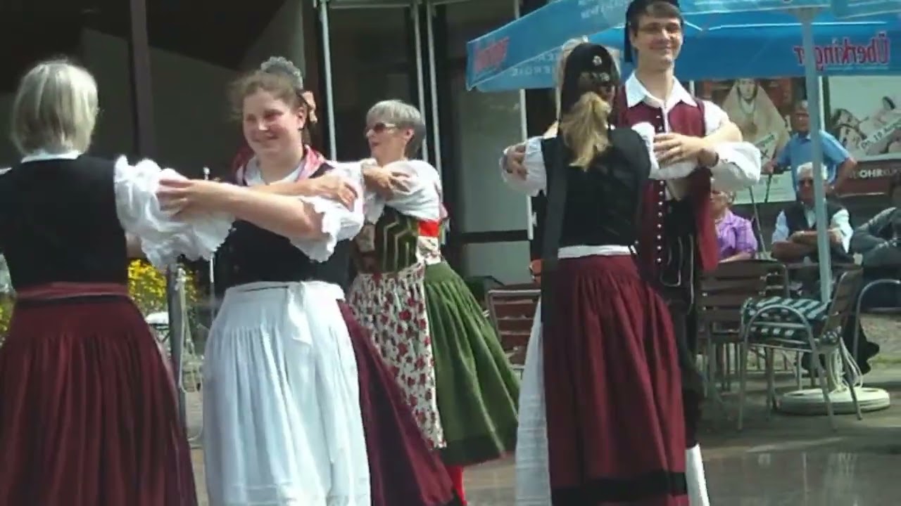 V286 Volkstanz in Übertingen Baden Württemberg
