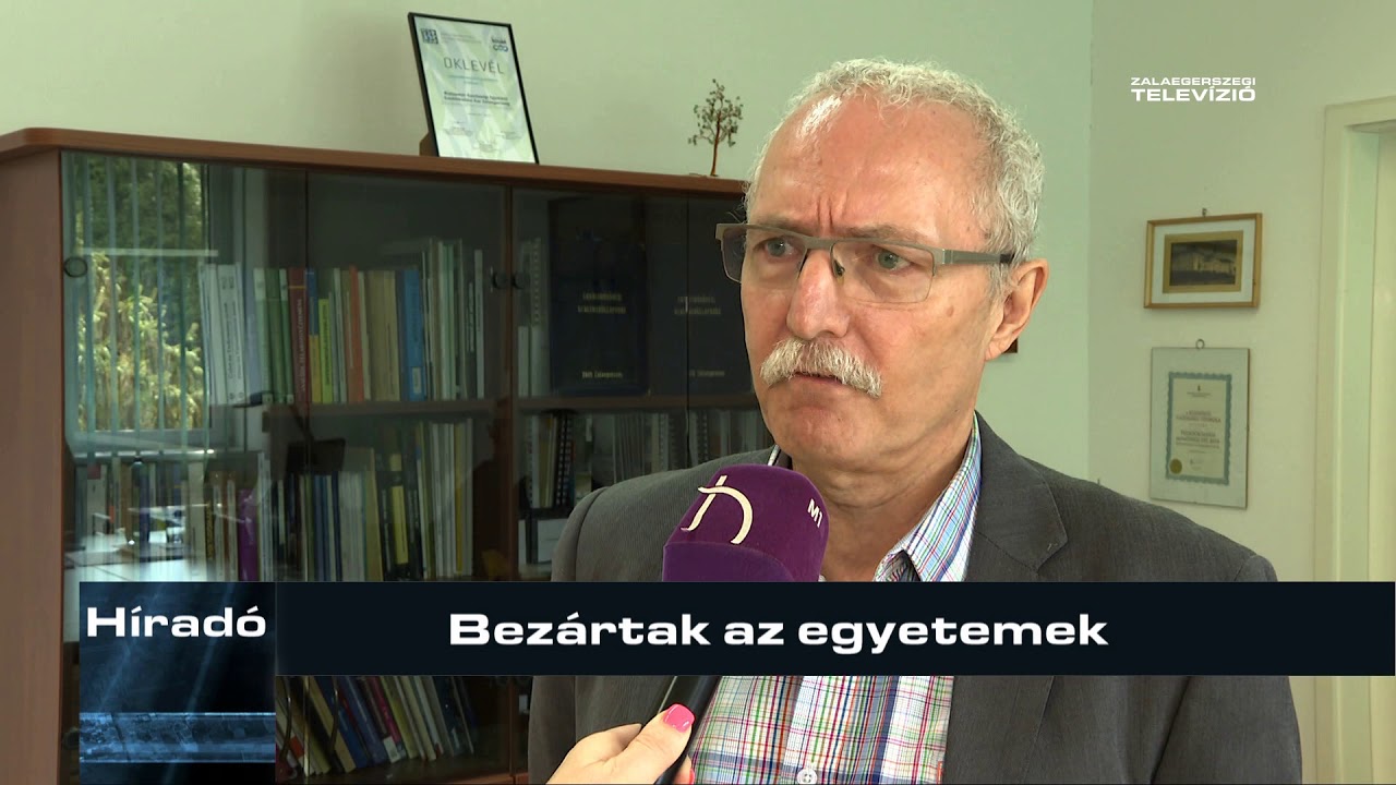 Bez&aacute;rtak az egyetemek &ndash; ZTV H&iacute;rad&oacute; 2020-03-12