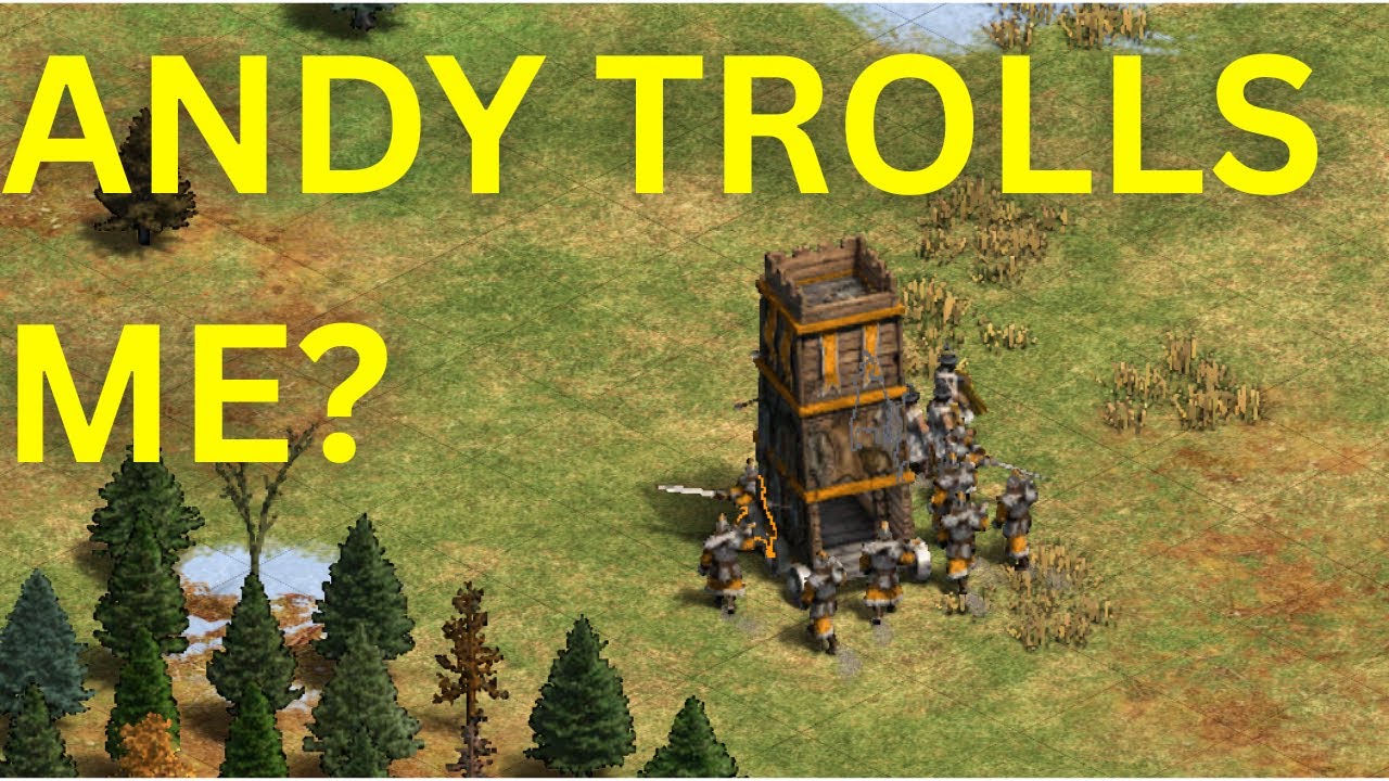 FreakinAndy is trolling me? | 1v1 high elo | Age of Empires II Defenitive Edition