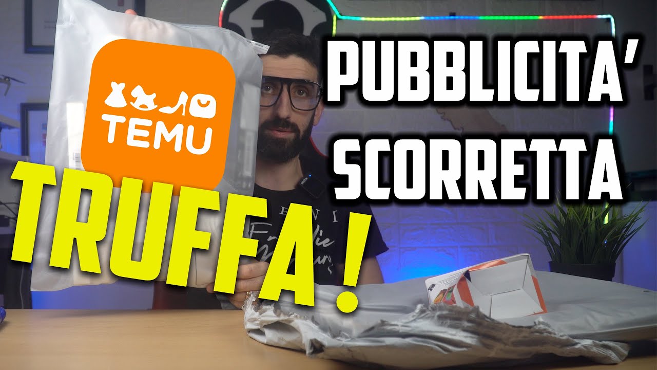 TEMU unboxing TRUFFA ! GUARDATE cosa mi è SUCCESSO...CONDIVIDI questo VIDEO !