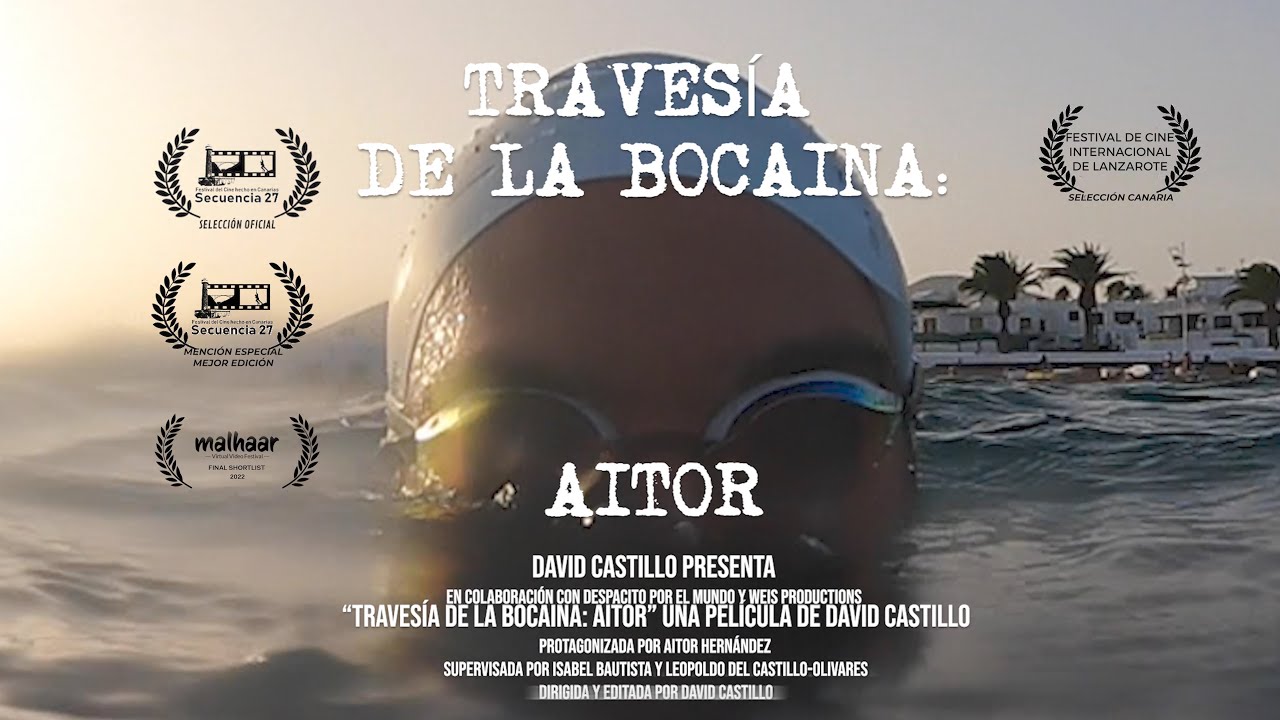 TRAVESÍA de la BOCAINA: Aitor / 15km a nado de LANZAROTE a FUERTEVENTURA 4k