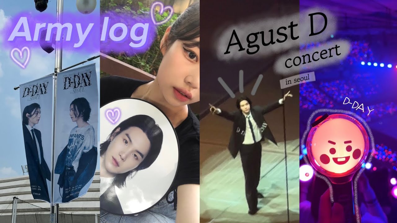 [아미로그] Agust D concert in seoul • 슈가 콘서트 현실체험🍀 | 슈가의 첫 서울 콘서트에 대한 모든 것🐱💜| guest.싸이😎