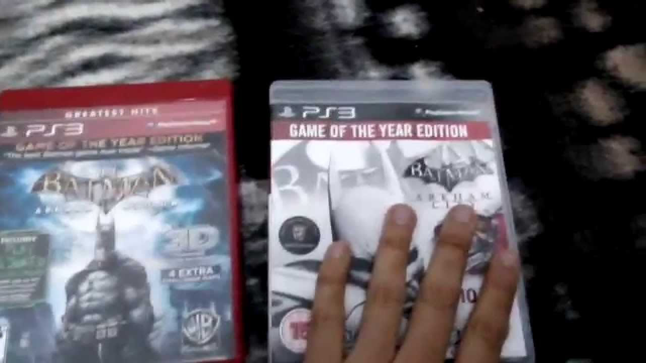 Abriendo/Unboxing batman arkham ASYLUM y CITY GOTY español Ps3