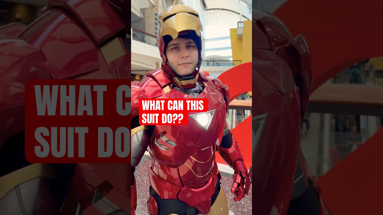 This suit is PACKED with features - #shorts #ironman #cosplay #marvel #disney #3dprinting #diy #cool