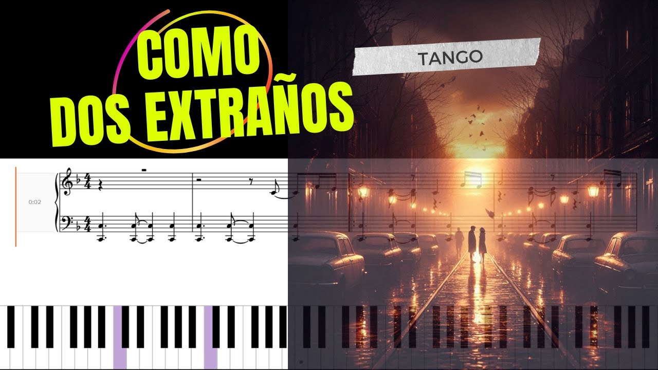 COMO DOS EXTRAÑOS | TANGO | Tutorial