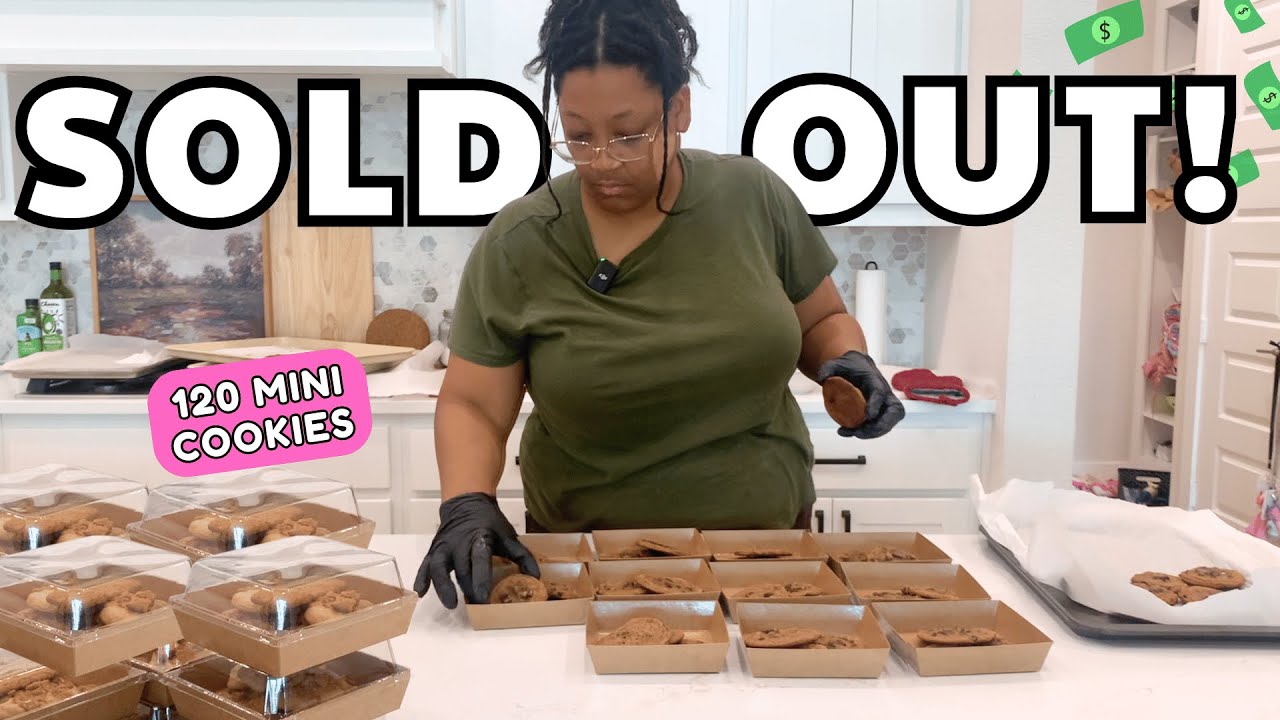 I sold out my first cookie presale! Day in the Life of a Baker