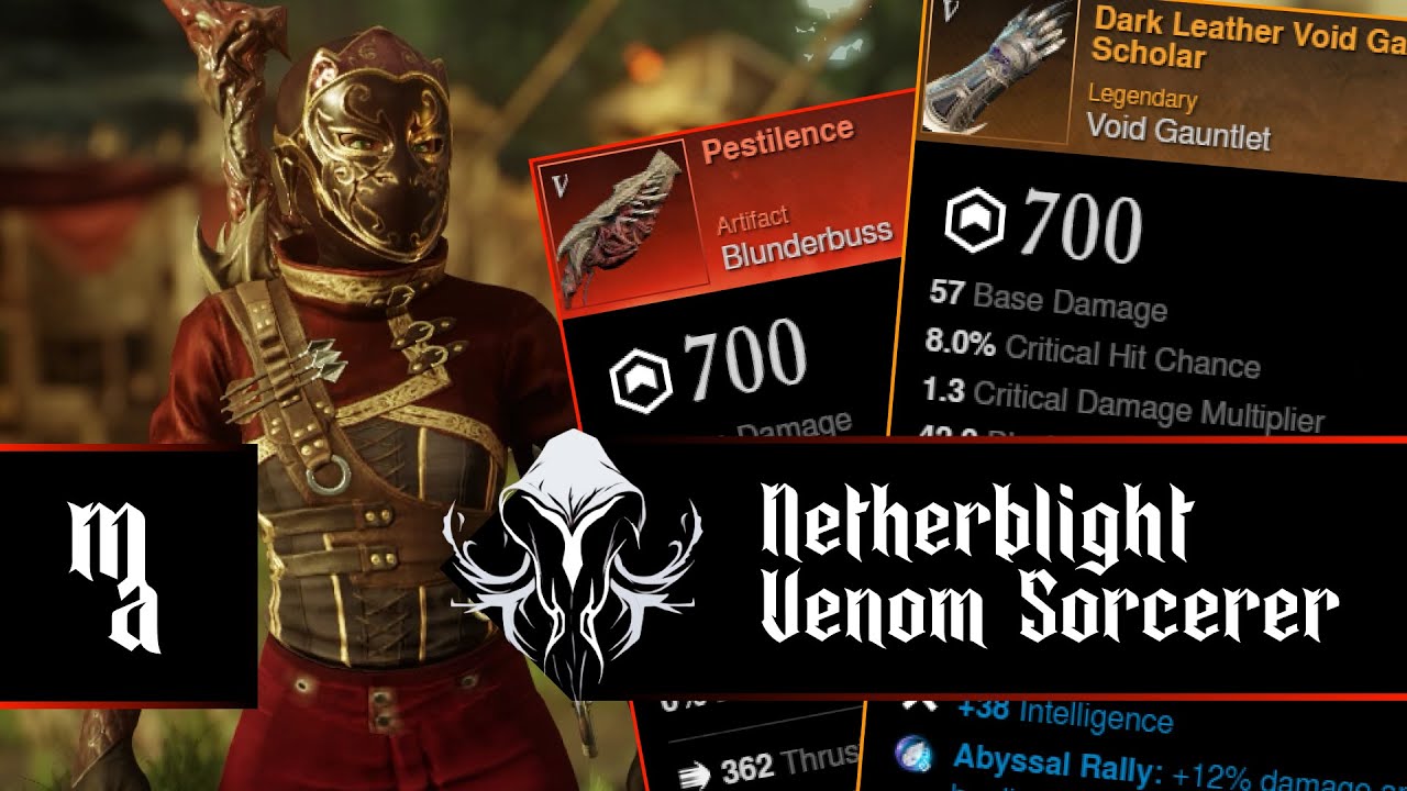 Netherblight Venom Sorcerer (VG/BB). Barnacles M3. 91,125 score | New World