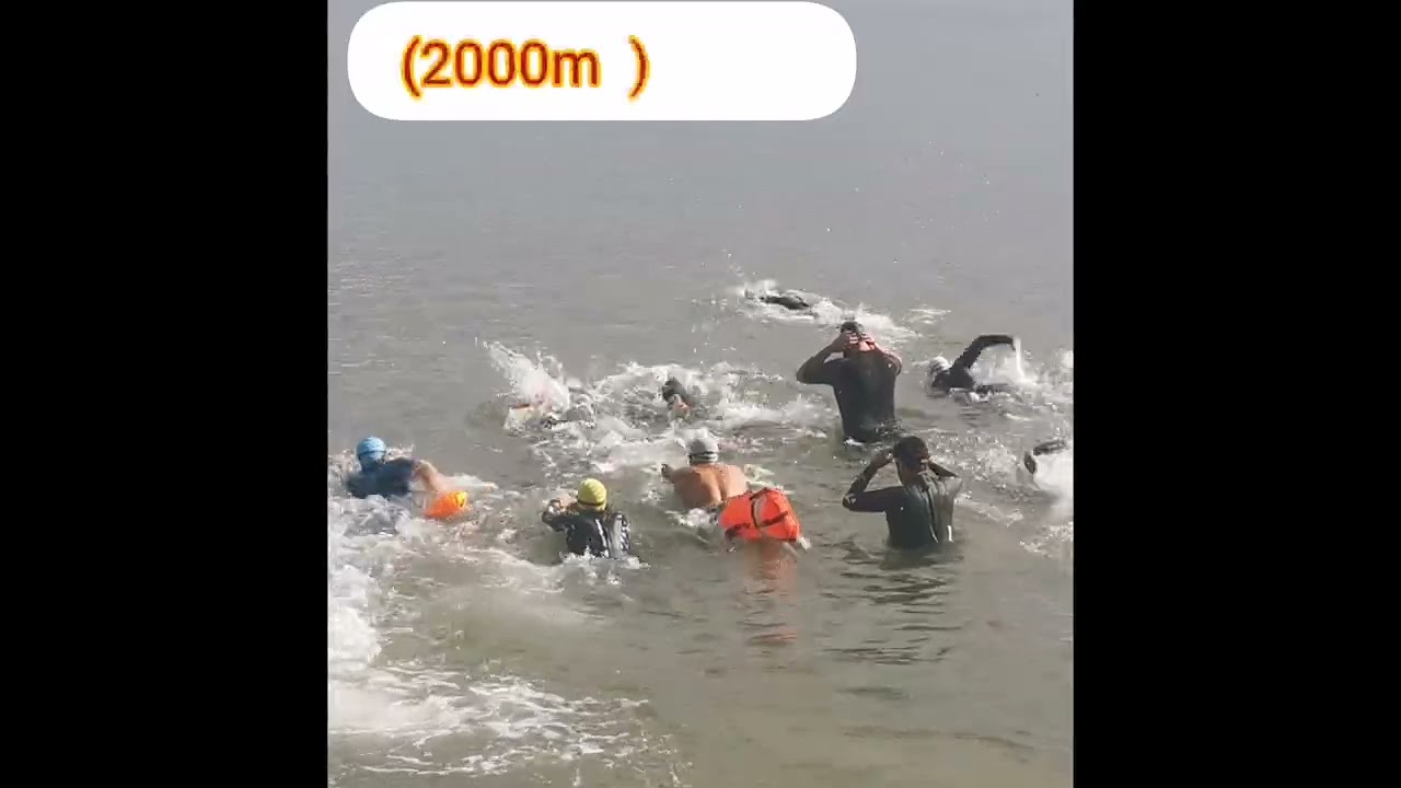 السباحة #السباق الوطني في المياه المفتوحة بشاطئ الأوداية الرباط 