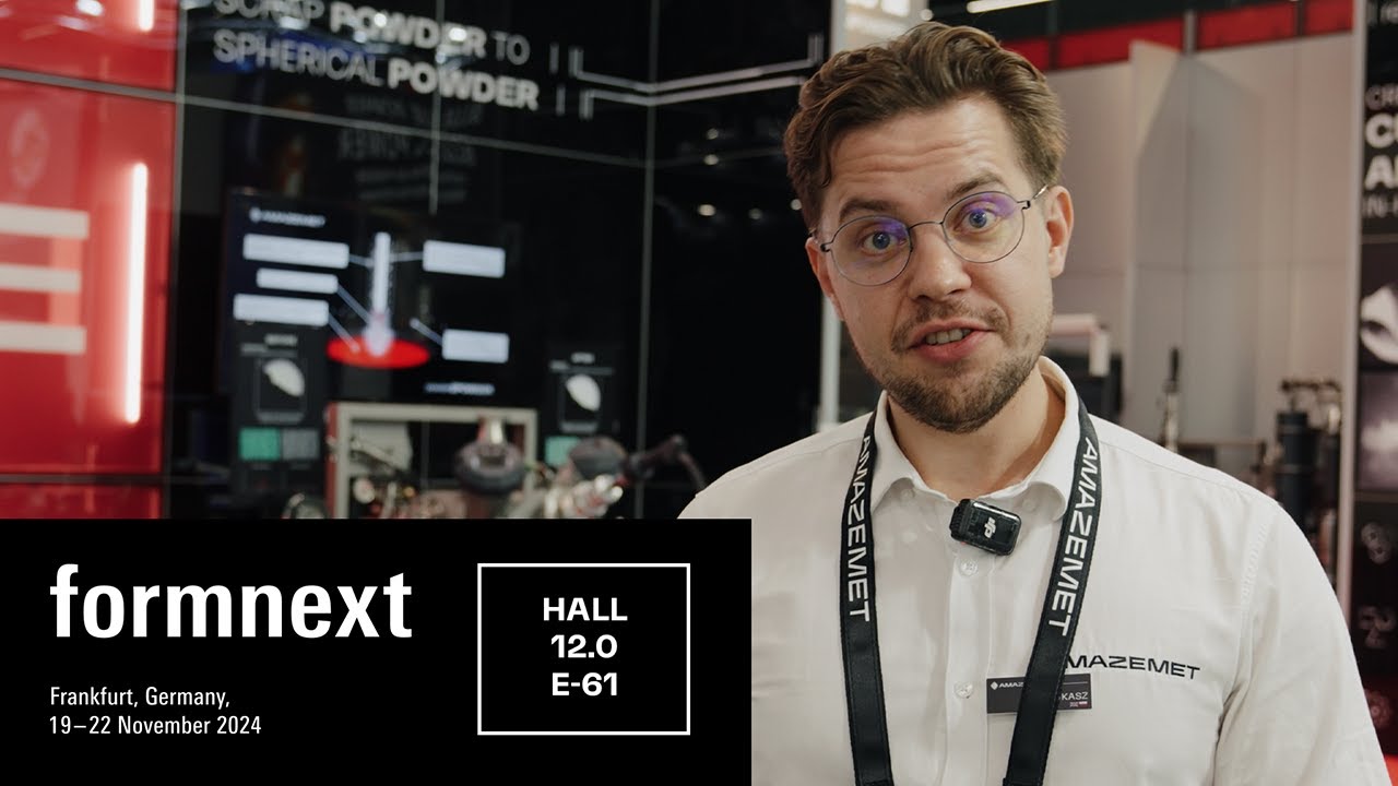 Powder2Powder World Premiere at Formnext 2024 | Łukasz Żrodowski | AMAZEMET