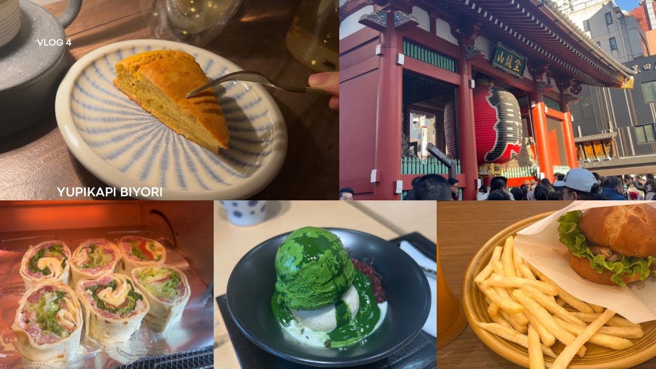 vlog*おうち時間を楽しむ日🏡週末を好きで埋め尽くす🌱浅草へ初詣・抹茶カフェ🍵おうちカフェ☕️
