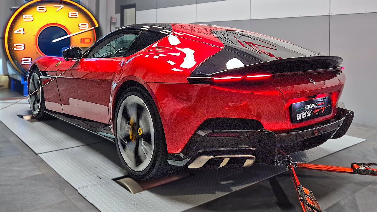 Ferrari 12Cilindri with FULL Novitec Exhaust 9,500rpm 300+km/h DYNO PULLS *Incredible V12 Sounds*