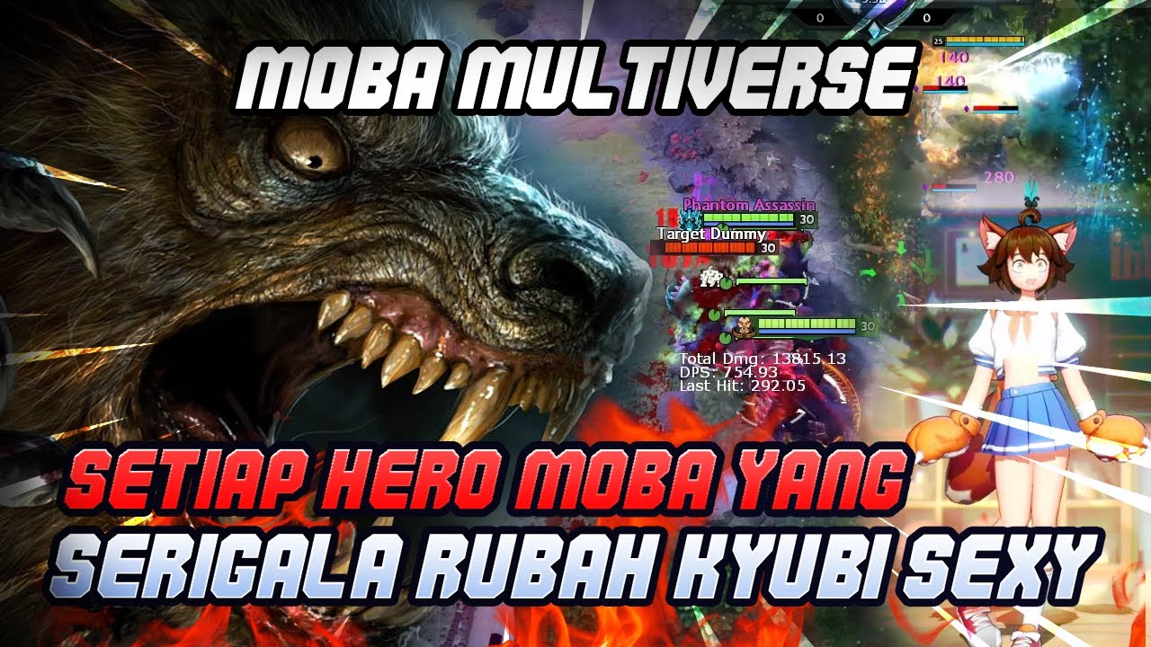 HERO2 MOBA DENGAN KEKUATAN SERIGALA/RUBAH! MENCARI YANG PALING KEREN?! - MOBA MULTIVERSE