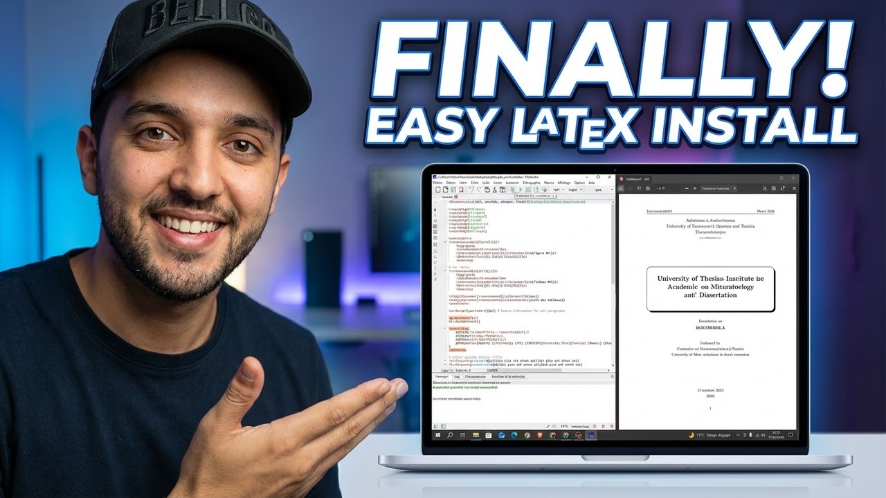 Installer latex sur PC 2026 | texstudio + tex Live Pas à Pas