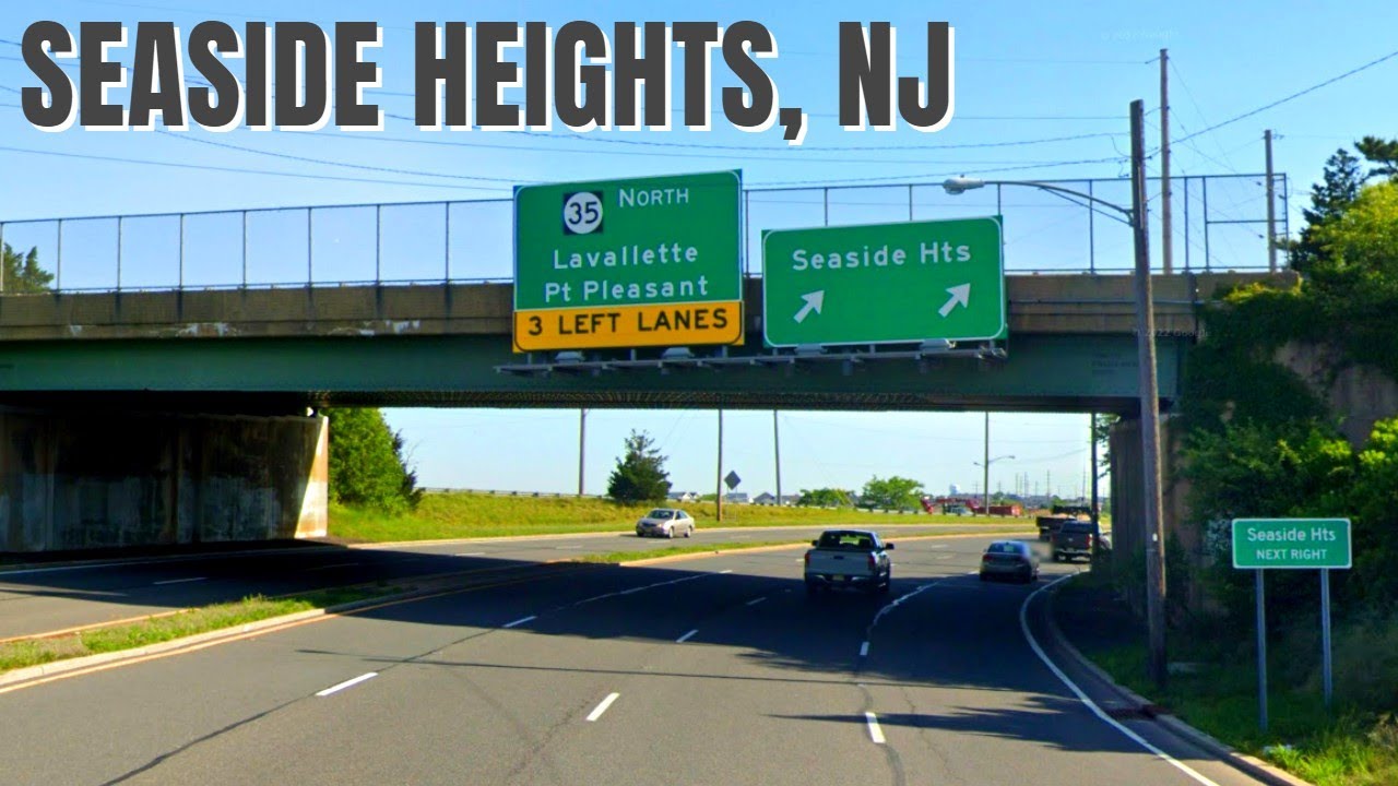 (1) ROUTE 35 | EXPLORING THE JERSEY SHORE | Seaside Park to Lavalette | SPLIT SCREEN (N)