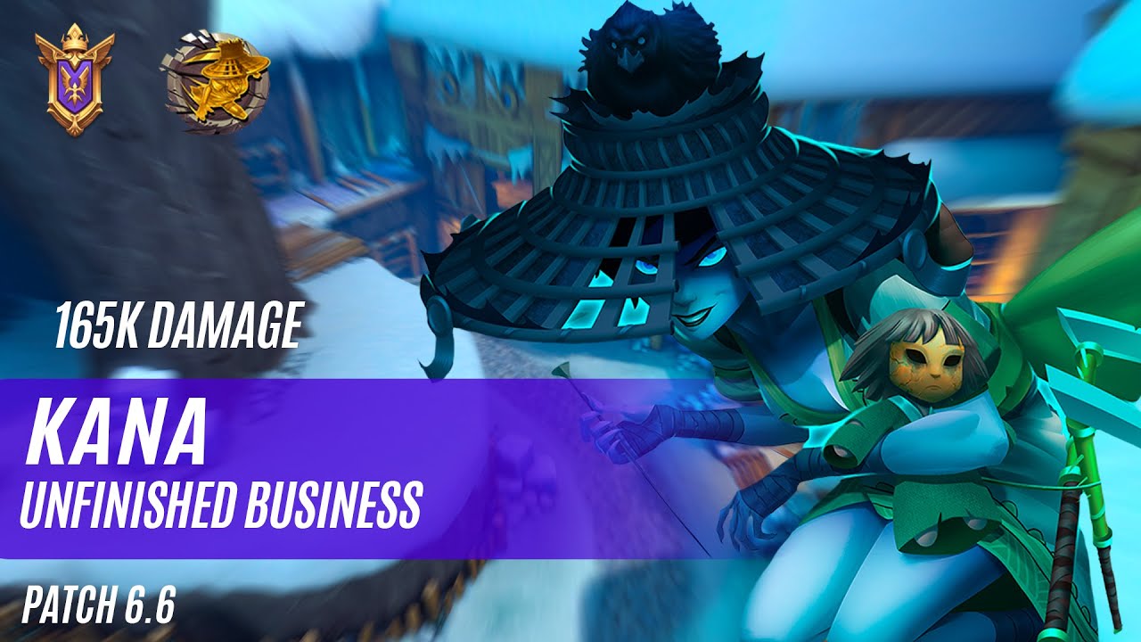 165K DAMAGE KANA KASUMI PALADINS COMPETITIVE (GRANDMASTER) UNFINISHED BUSINESS