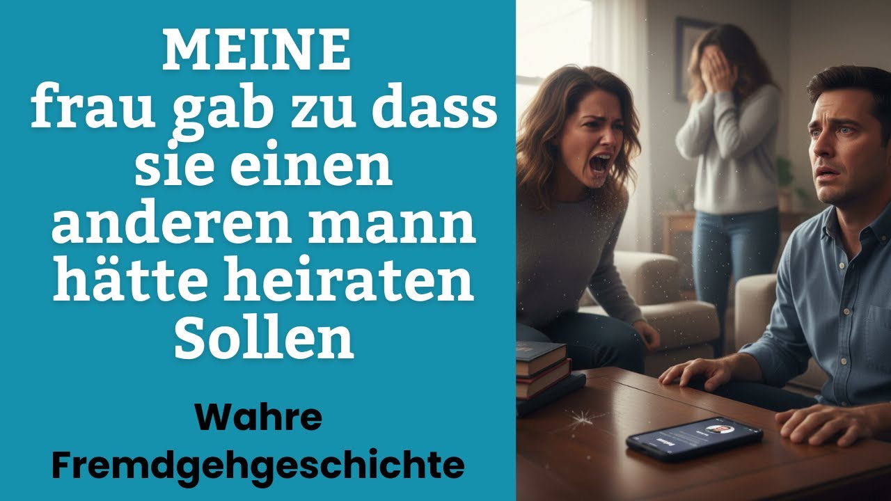 Meine Frau gab zu- dass sie einen anderen Mann hätte heiraten sollen