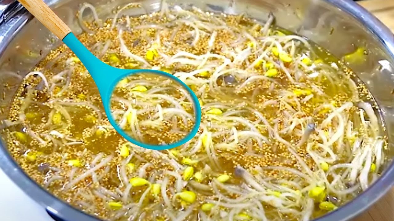 💚콩나물 매번 삶고 무치지 마세요 무조건 많이 사오셔서 이렇게 드세요! 한통 가득 만들어도 남아나질 않습니다
