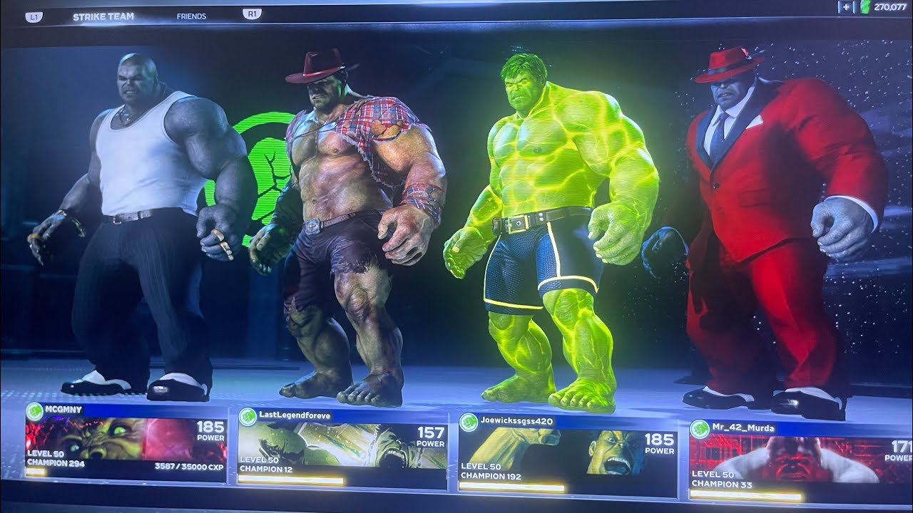 4 HULKS VS OMEGA-LEVEL THREAT Marvel's Avengers PS5