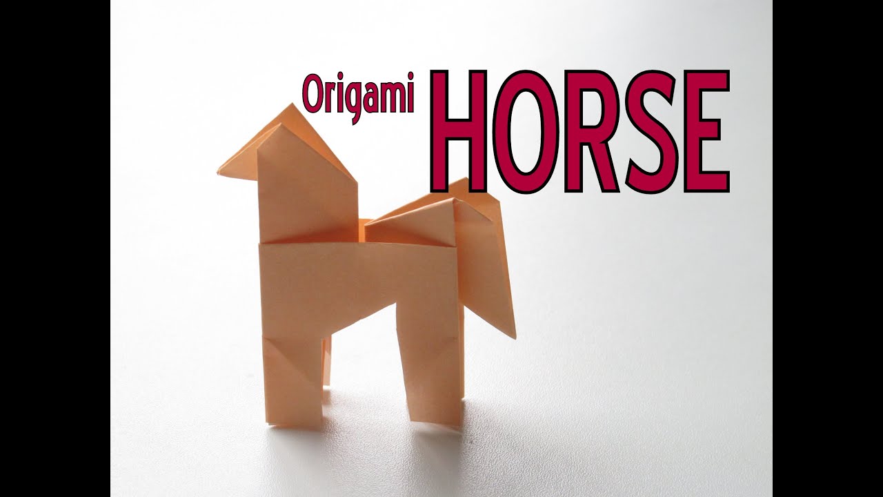 Origami - How to make a HORSE