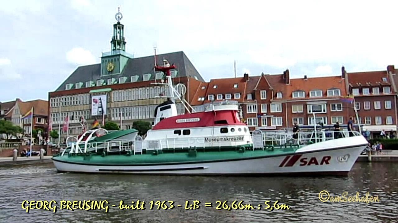 SAR GEORG BREUSING Seenotrettungskreuzer Emden Bewegungsfahrt 2014