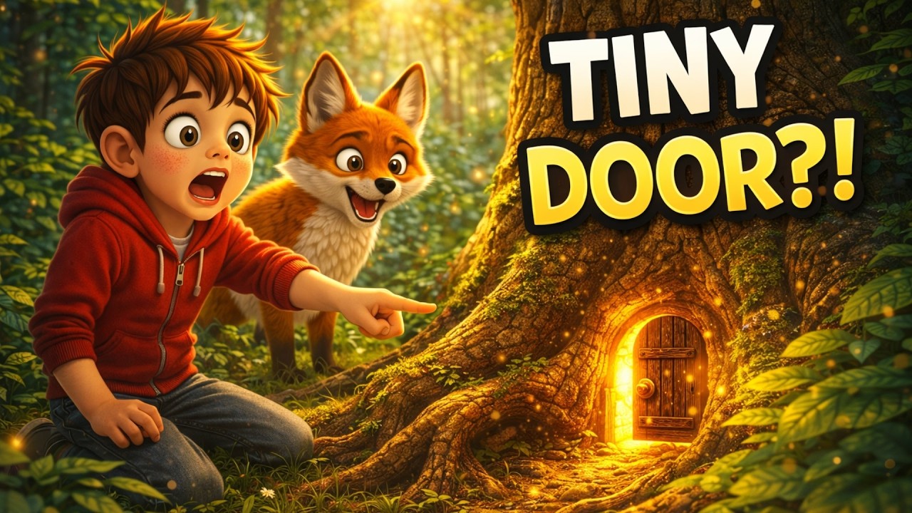A Tiny Door in the Tree?! 🌳 | Magical Forest Adventure for Kids | Bedtime Story