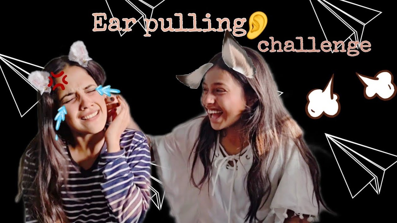 Doing ear pulling challenge 💪🏻👂🏻#funny #challenge 