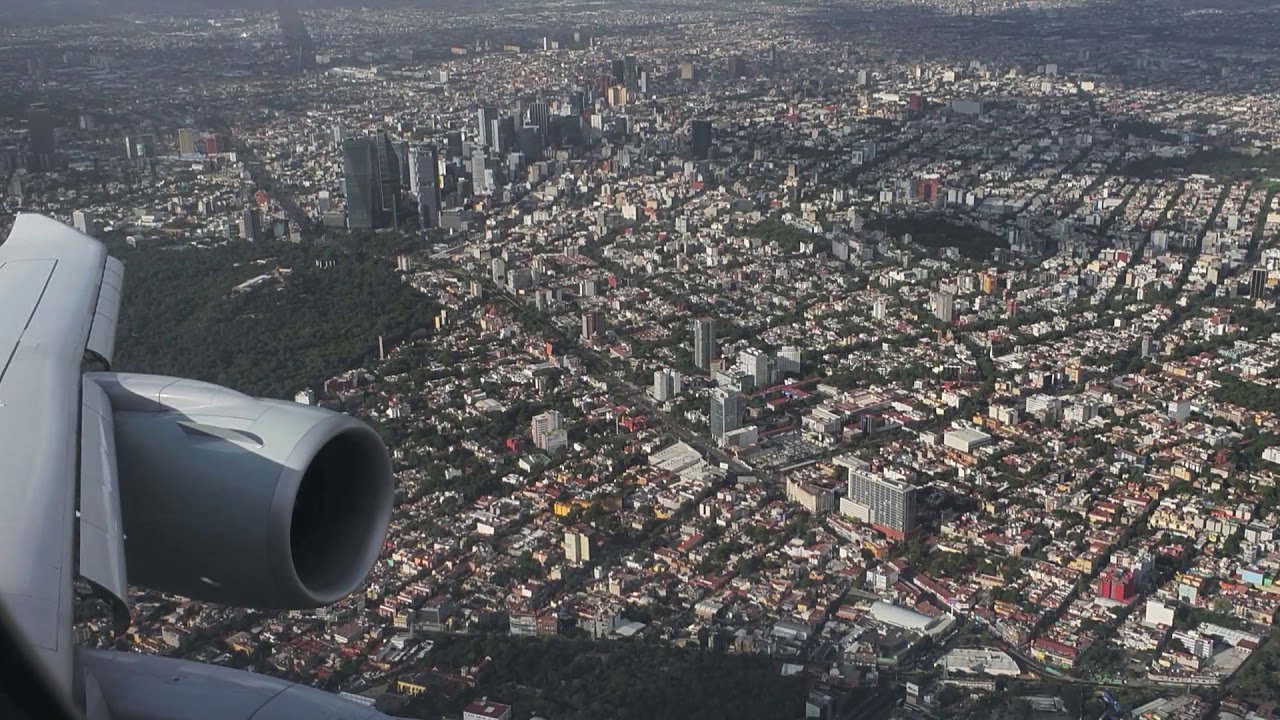 @Lufthansa 498 Frankfurt #FRA 🇩🇪 Mexico #MEX 🇲🇽 14.23-18.28 Amazing approach, landing into #CDMX