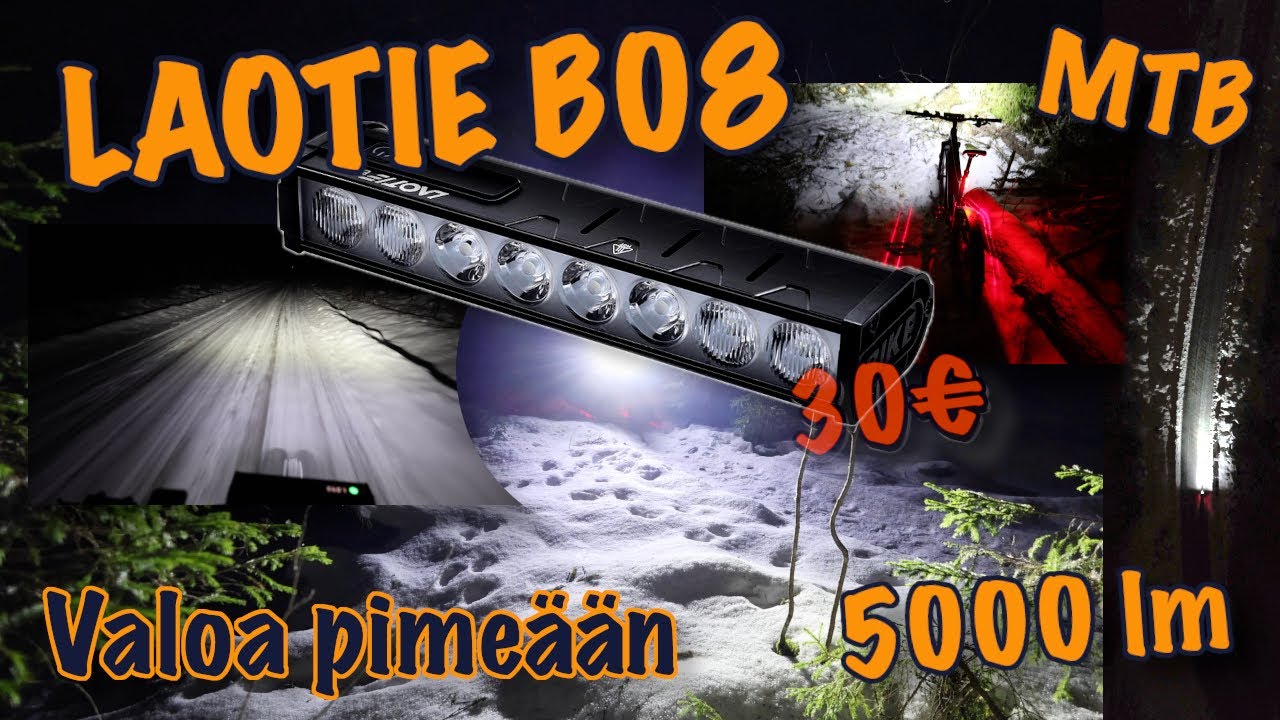 Valoa pimeään | Testissä Laotie B08 MTB pyörän valo