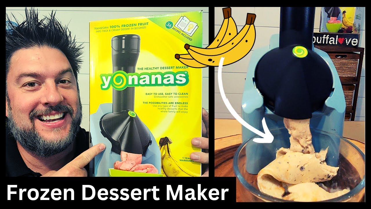 🍌🍦Yonanas Review: Frozen Healthy Dessert Maker - yum! Banana 