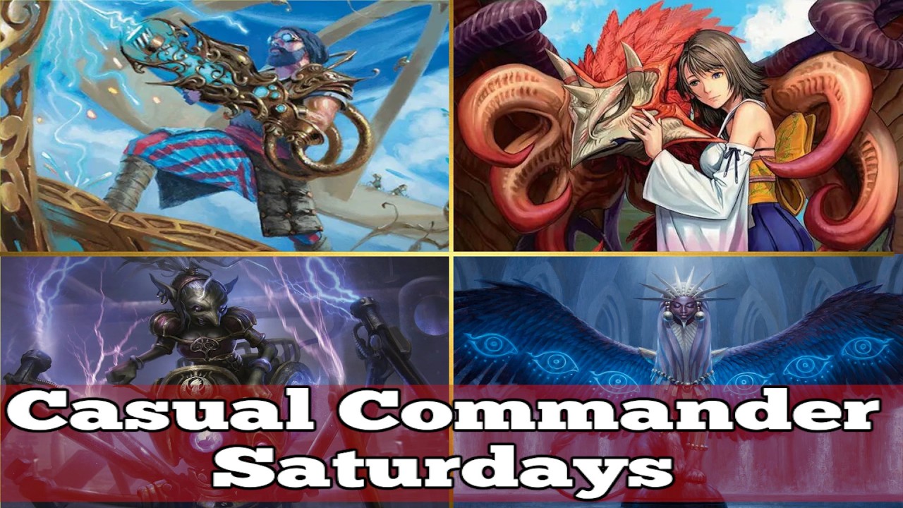 Casual Commander Saturdays | Mizzix vs Yuna vs Atemsis vs Satya
