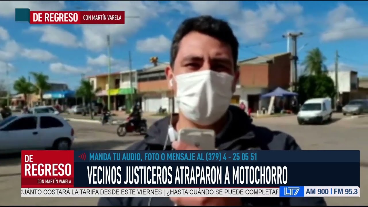 Vecinos justicieros atraparon a motochorros
