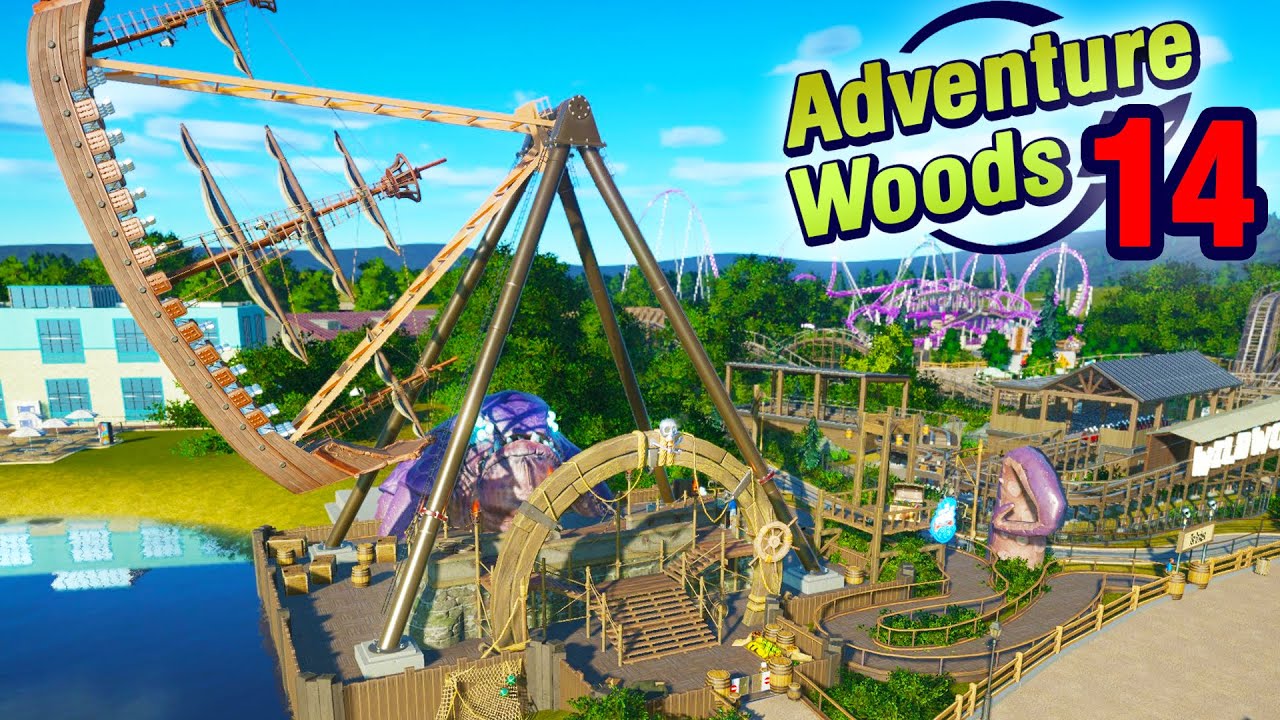 The KRAKEN Strikes! Oh my!  - Adventure Woods Ep. 14 | Planet Coaster