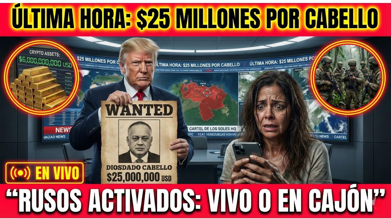 ÚLTIMA HORA 🔴 EL PENTÁGONO VA POR DIOSDADO: RECOMPENSA DE $25M - LUIS QUIÑONES