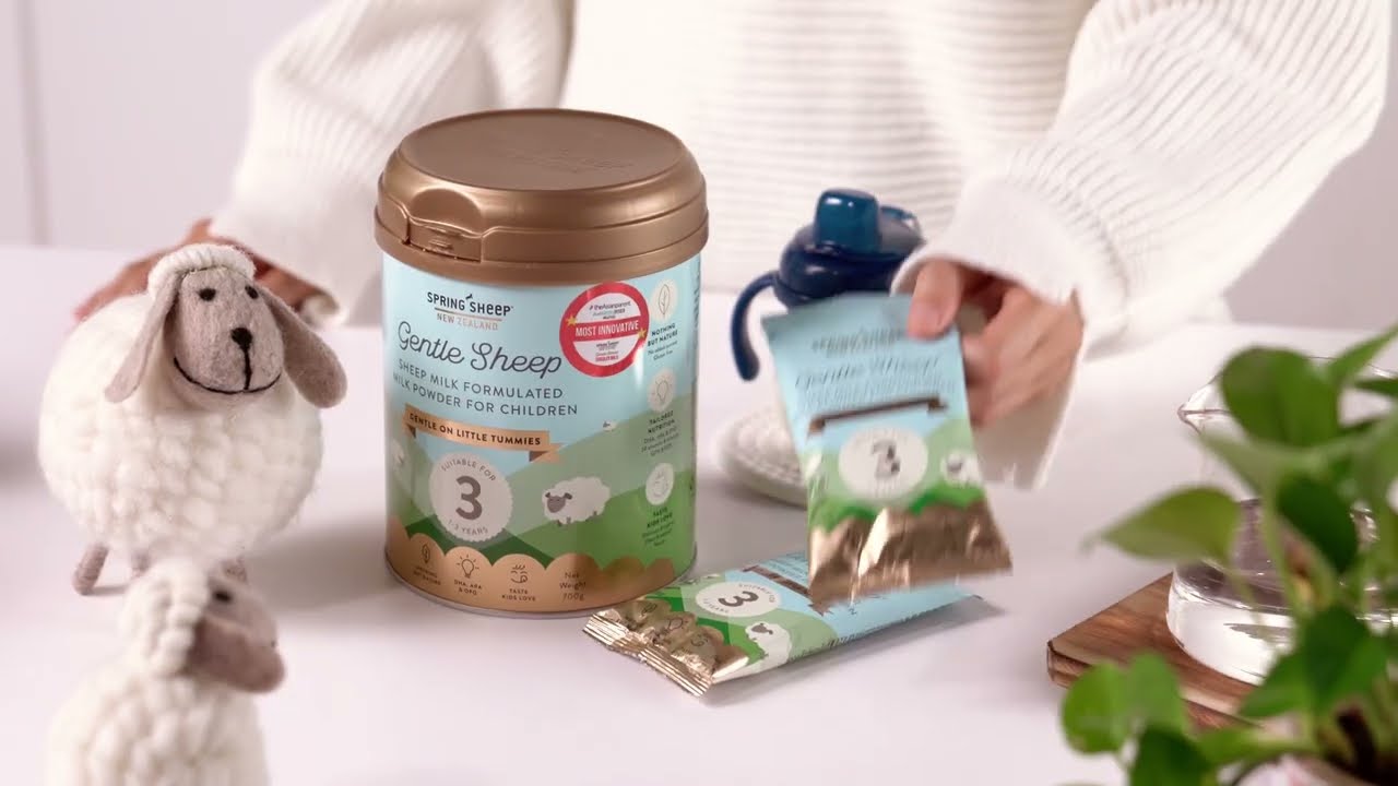 The Ideal Foundation with Spring Sheep Gentle Sheep Milk!