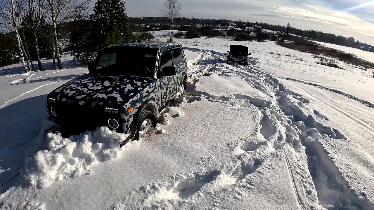 Царь горы ! Засадили машины по полной ! НИВА и JEEP в стоке ! ХУТОР В ЛЕСУ №986