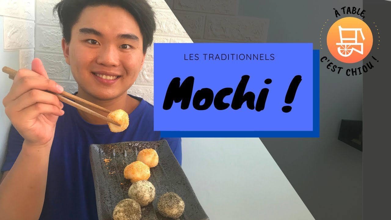 Les Mochis - Recette traditionelle de Mochi - Goûts sésame et cacahuètes !