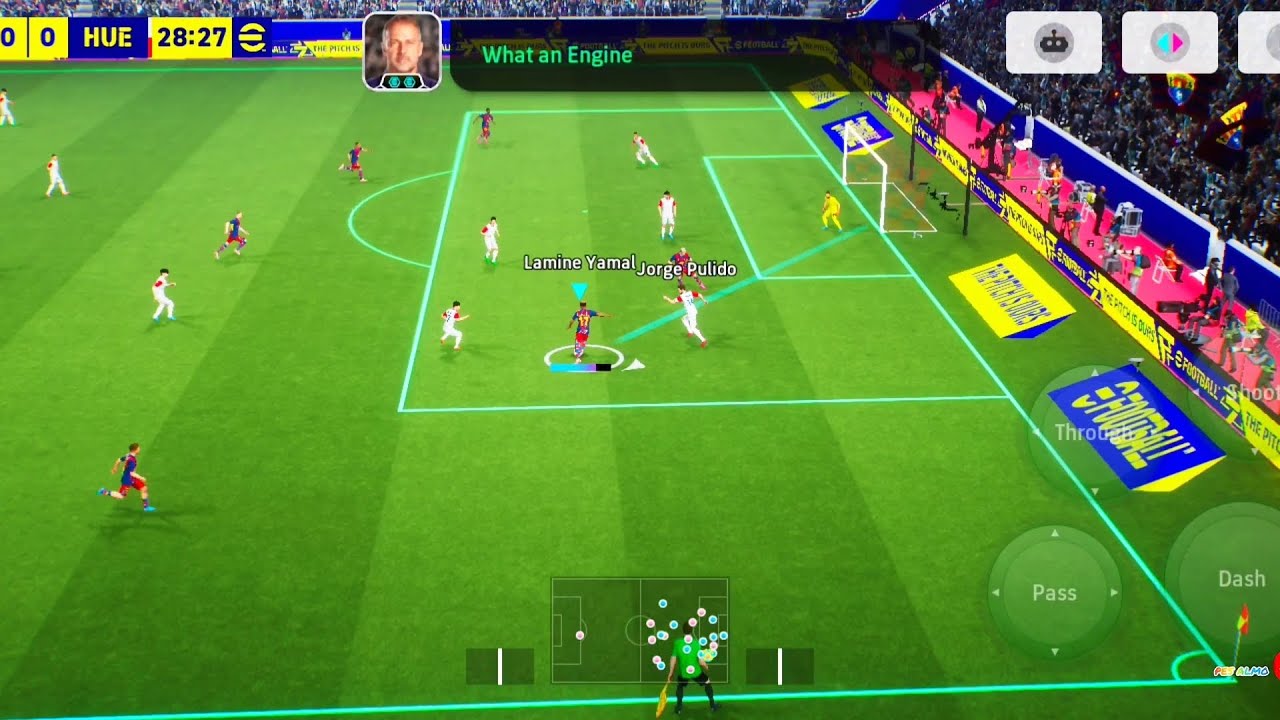 Yamal with finesse, Rashford missile, Lewandowski skills — pure invasion of the defense#Yamal #RL9