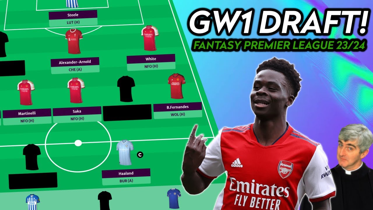 FPL GW1 TEAM SELECTION! I 352 FORMATION! I SAKA IN?! I @FPLFatherTed