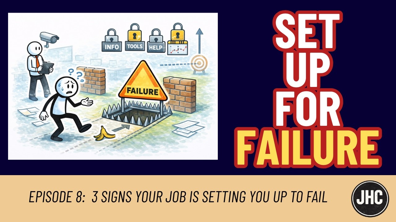 3 Signs Your Job Is Quietly Setting You Up to Fail
