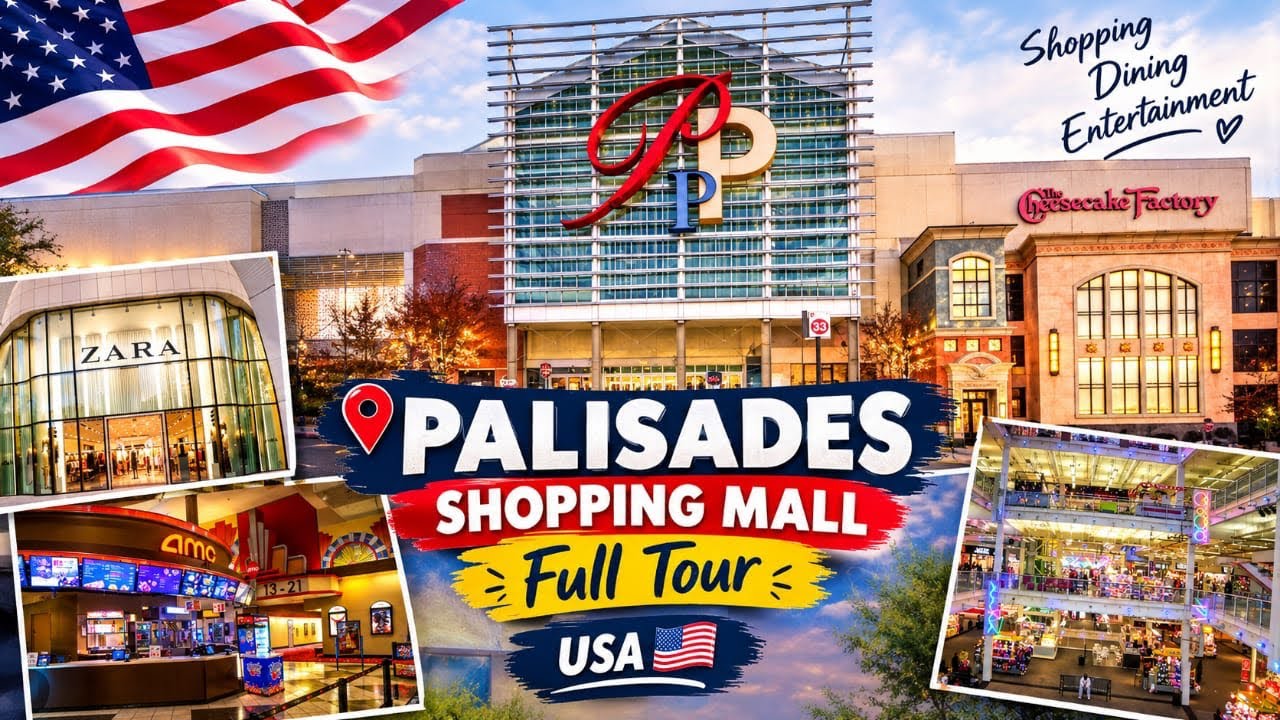Palisdes Center Mall 2026   Walikng tour in  4K   west Nyack Ny #shopping 