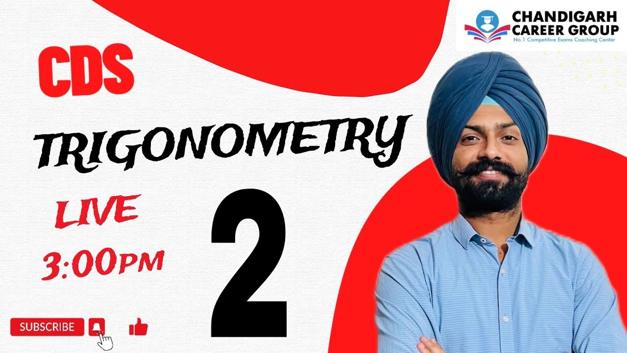 TRIGONOMETRY class 2 for CDS by Sandeep Brar