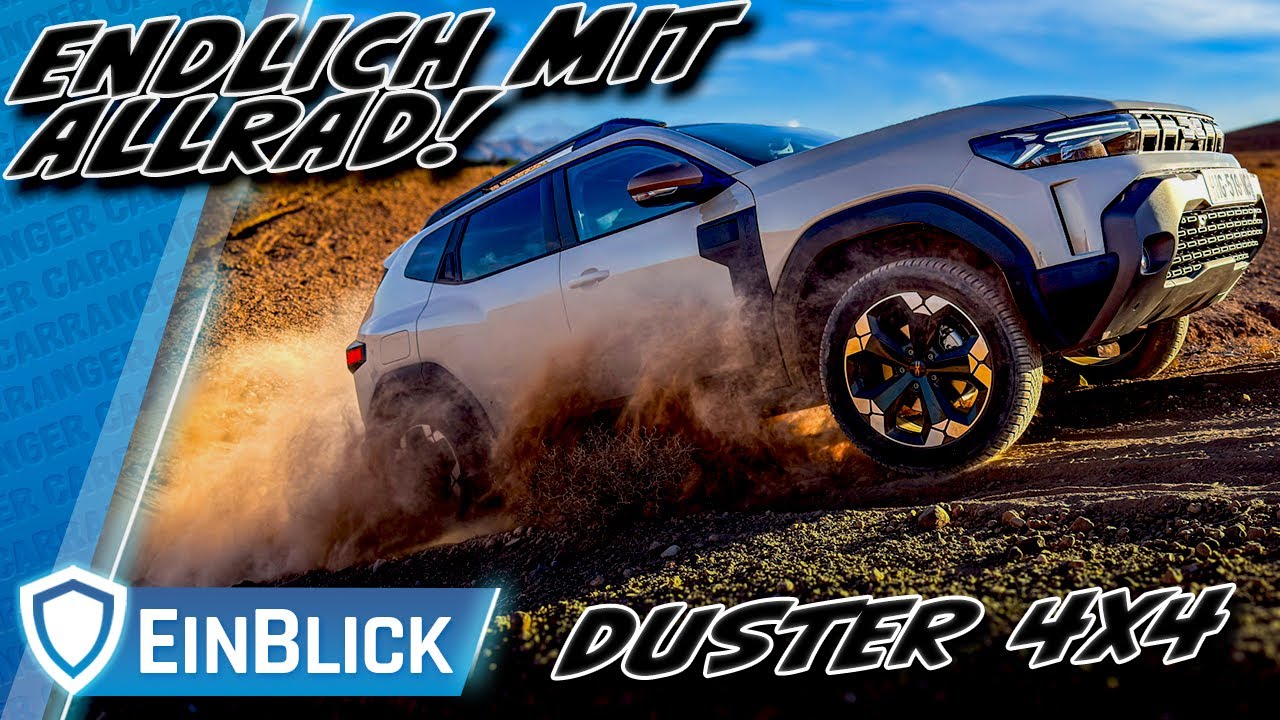 Wieder ein ALLRAD-Kracher? Dacia Duster 4x4 2026 - LPG, Automatik, Hybrid & Allrad... einer für alle