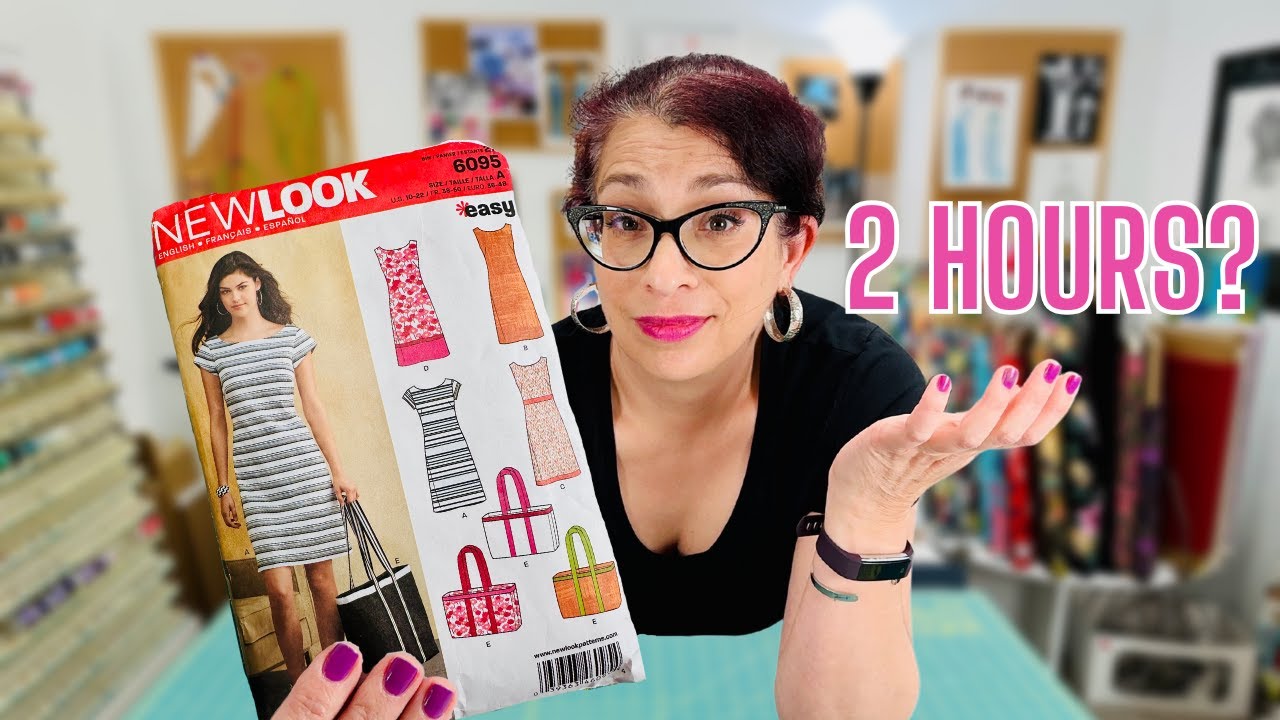 I tried sewing a shift dress in 2 hours-- here's what happened