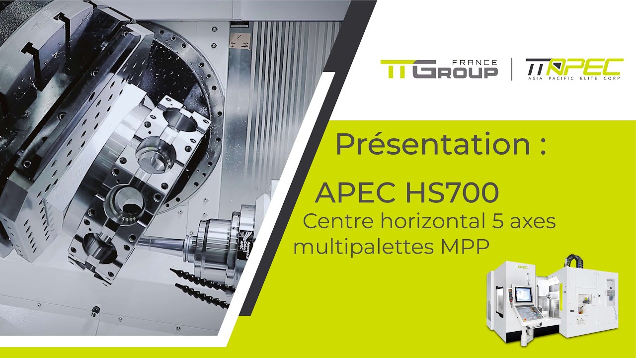 Centre horizontal 5 axes APEC HS700 multipalettes MPP
