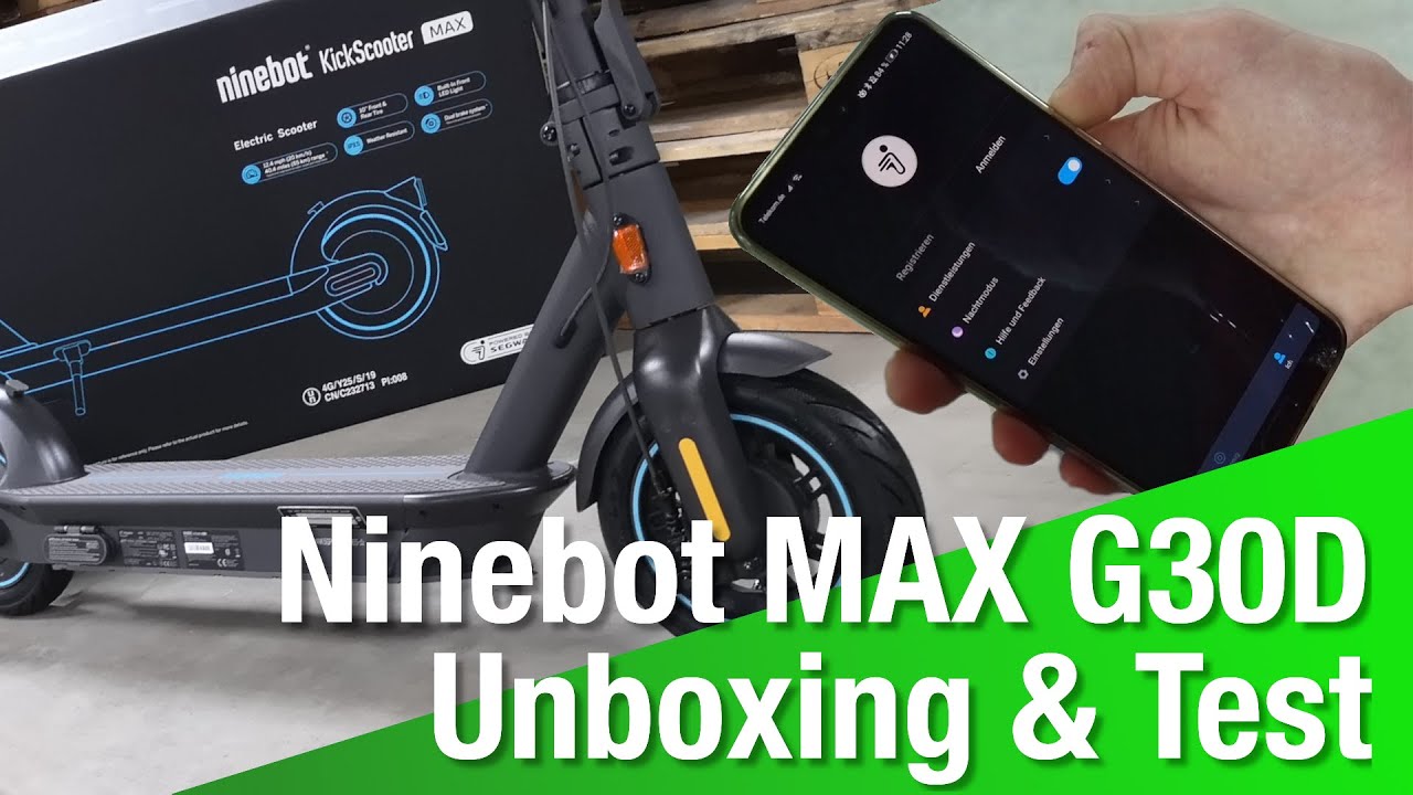 Ninebot MAX G30D Unboxing und Test G30 - Hertie.de
